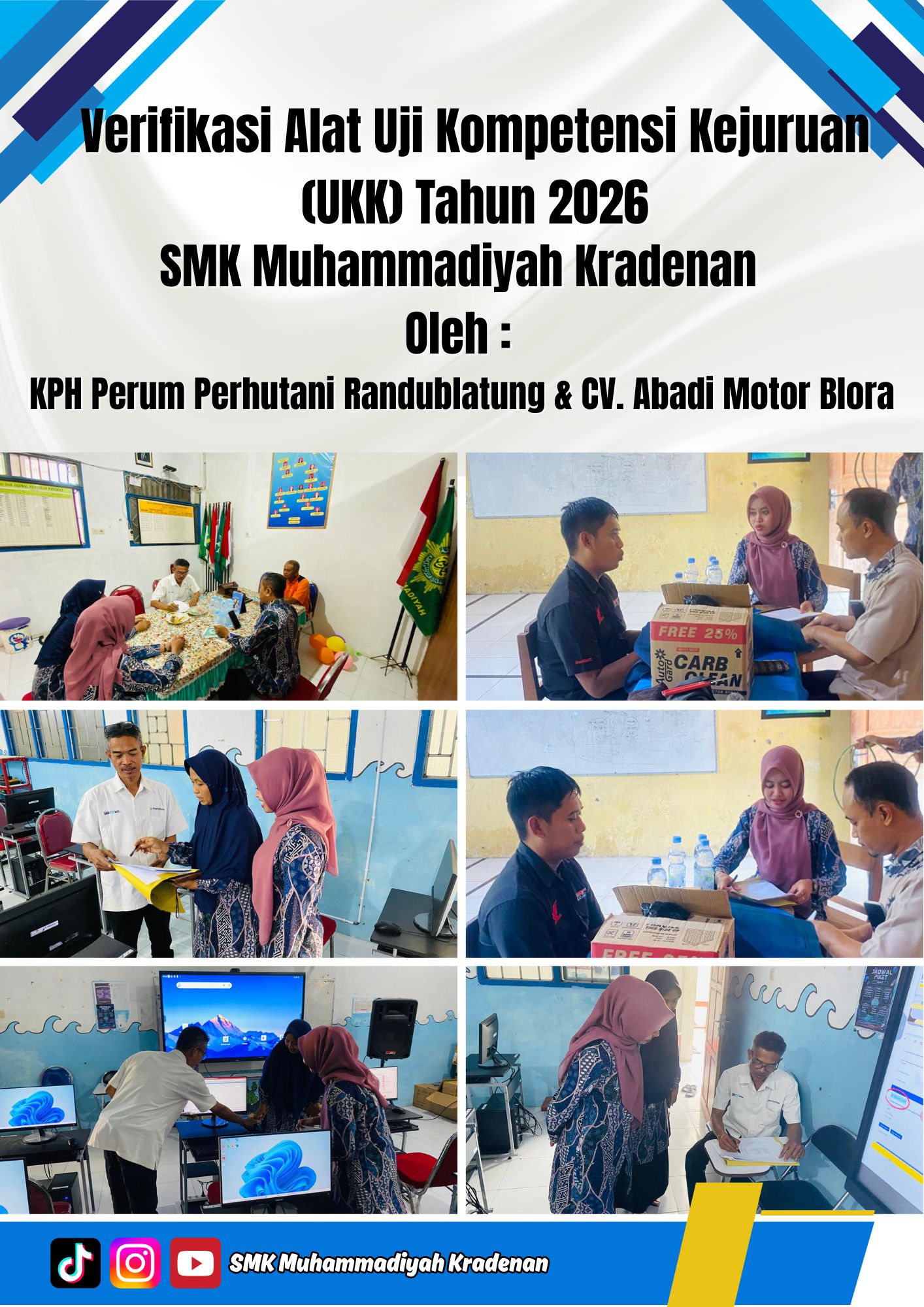 Verifikasi Alat Uji Kompetensi Kejuruan (UKK) SMK Muhammadiyah Kradenan Tahun 2026